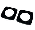 2X Marine Carbon Gauge Trim for 3 3/8in Cutout