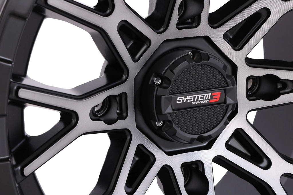Set of 4 System 3 St6 Wheels 14x7 +10mm Offset for Honda & Can-Am UTV