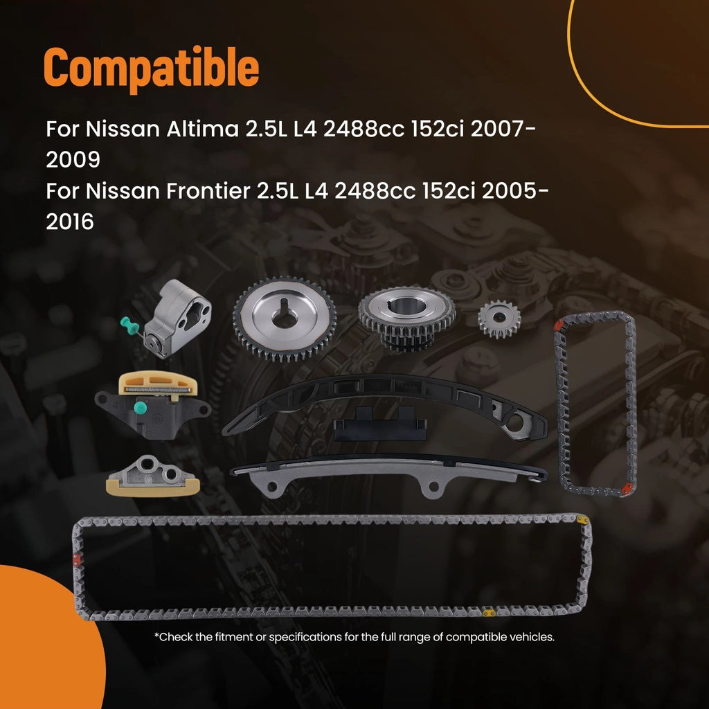 Engine Timing Chain Kit for Nissan Rogue 2.5L (2008–2010) 13070JG30A