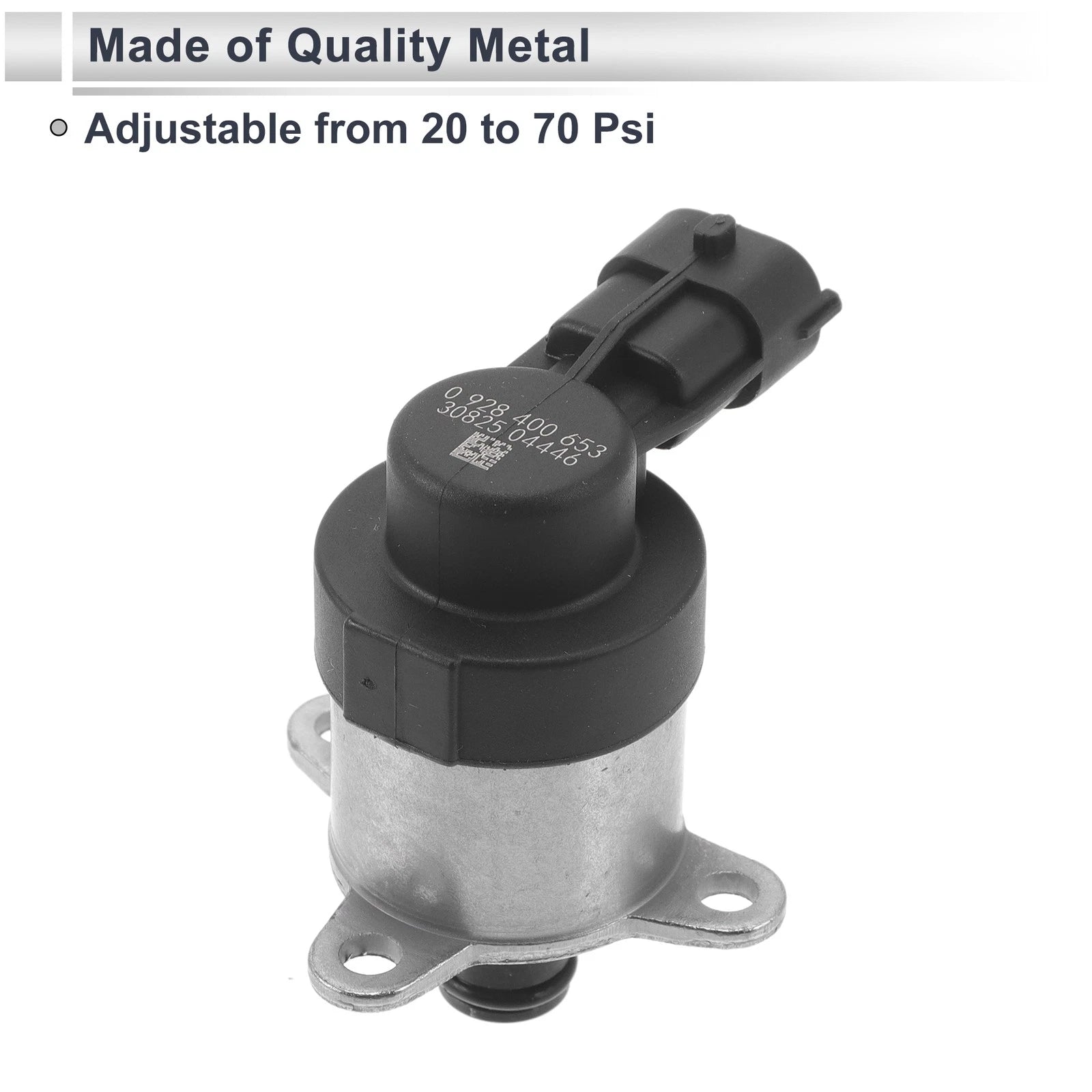 Fuel Pressure Regulator for Chevrolet Silverado (2001–2007) No. 97369850 20-70 Psi