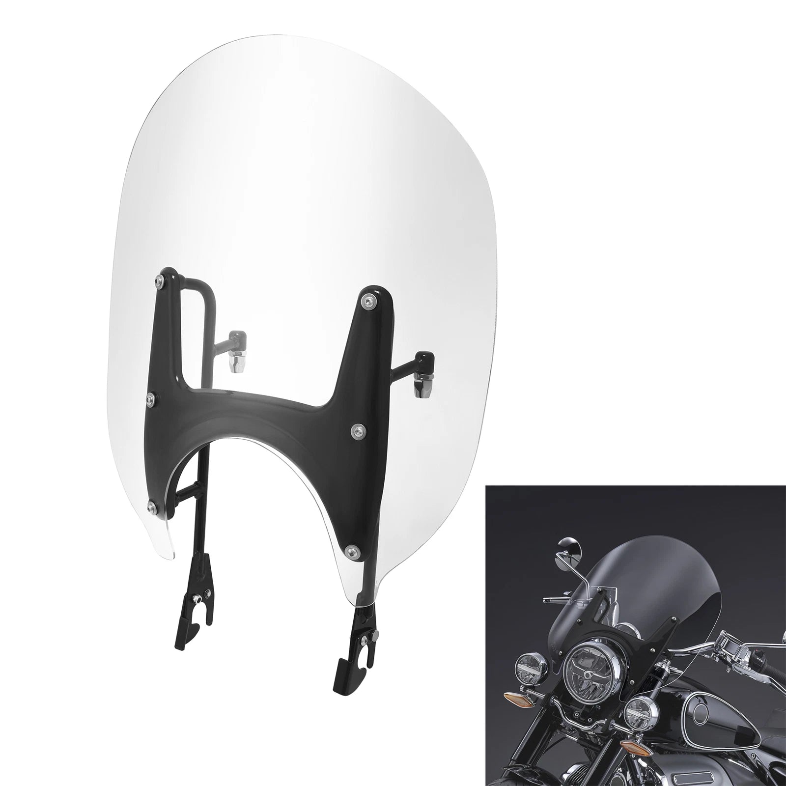 Windshield Windscreen & Bracket for BMW R18 Classic (2021–2024)