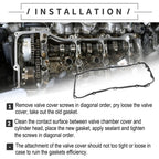 Valve Cover Gasket & Grommet Seal Rubber for BMW X3 (2004 - 2006)