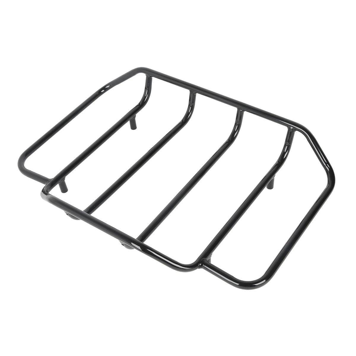 Black Luggage Top Rack for Harley Touring FLHR FLHX FLHT FLHTCU (2009–2023)