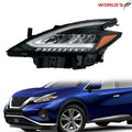 LED Headlight Assembly for Nissan Murano (2019–2021) Black Left