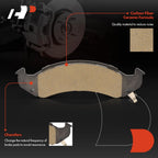 Set of 4 Front Ceramic Brake Pads for Chevrolet Camaro (1994–1997)