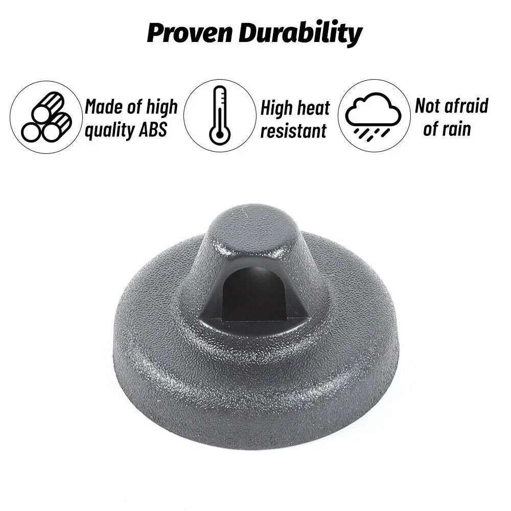 Antenna Base Cover for Jeep Wrangler JK/JL/JT (2007 - Present) Black