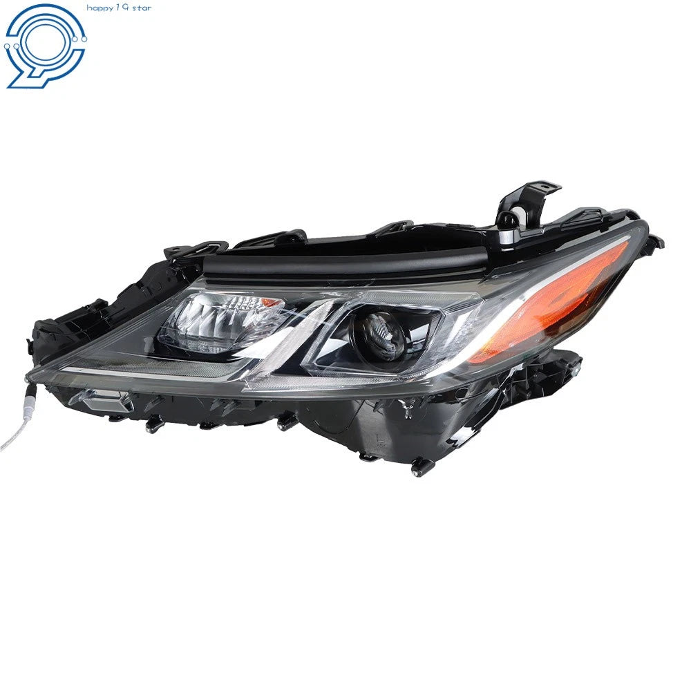 Driver Side Headlight for Toyota Camry (2018-2022) Halogen Black