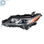 Driver Side Headlight for Toyota Camry (2018-2022) Halogen Black