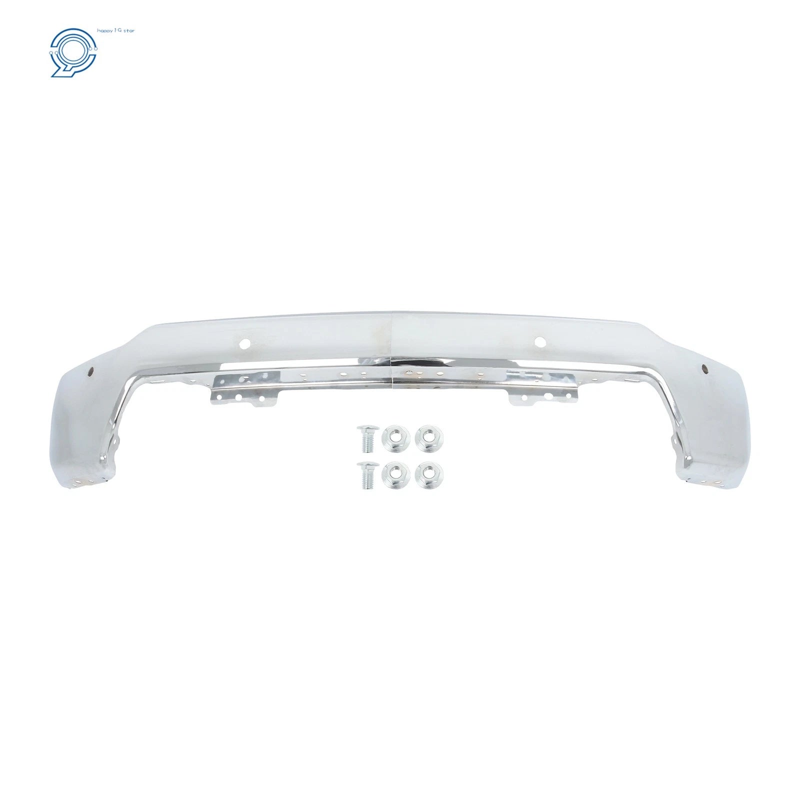 Chrome Front Bumper Split for Chevrolet Silverado 2500 HD 3500 HD (2020-2023)