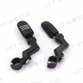 1" Flame Foot Peg Clamps for Yamaha Roadstar, Kawasaki Vulcan