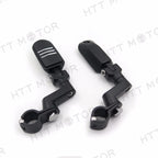 1" Flame Foot Peg Clamps for Yamaha Roadstar, Kawasaki Vulcan