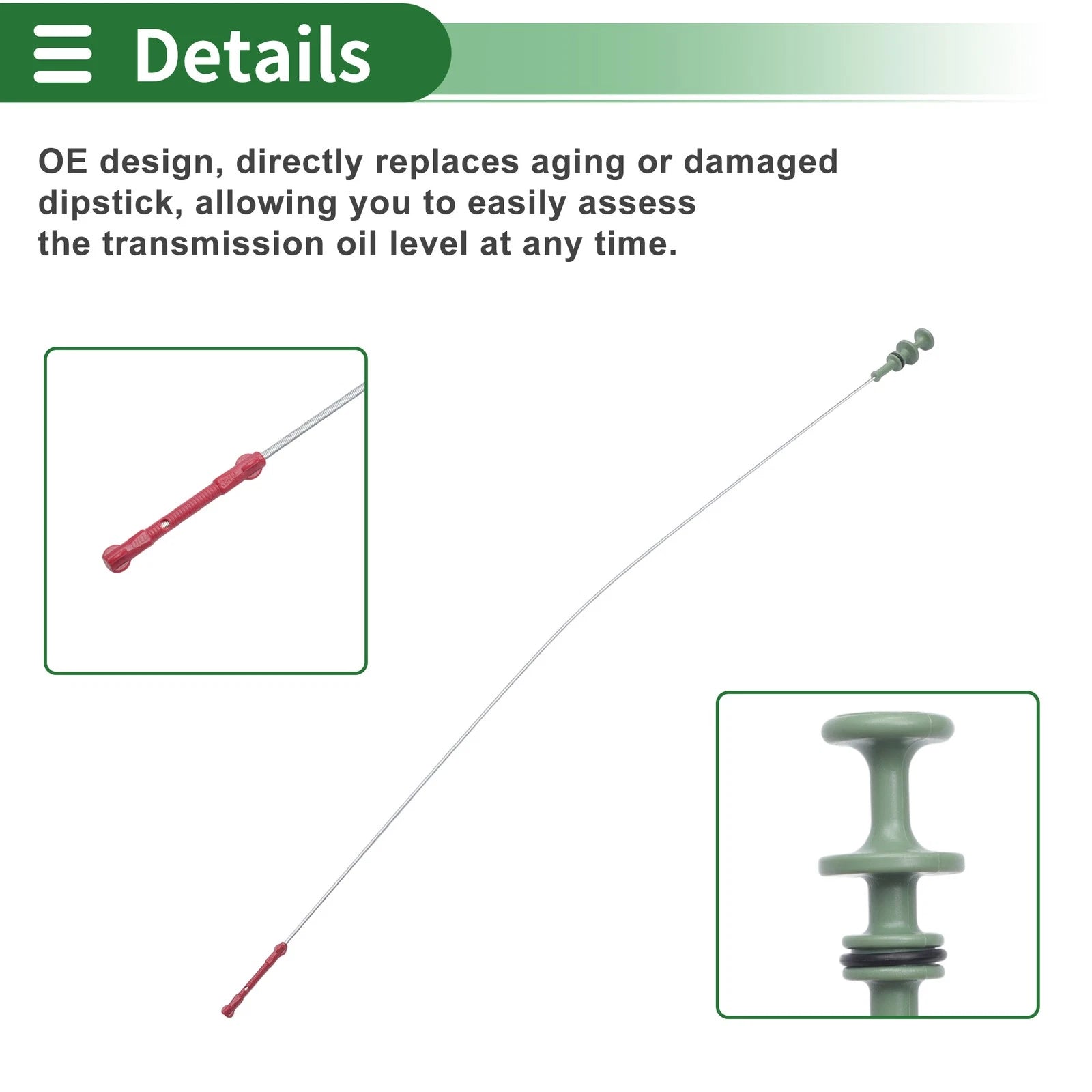 Oil Level Dipstick No. 2720100972 for Mercedes-Benz C300 (2008)