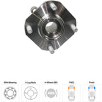 Wheel Hubs for Nissan Sentra (2007–2012) Front LH RH 4 Lug w/ Bearing