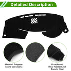 Set of 1 Dashboard Cover Mat for Lexus RX 10 Series RX350 RX450h RX270 Black