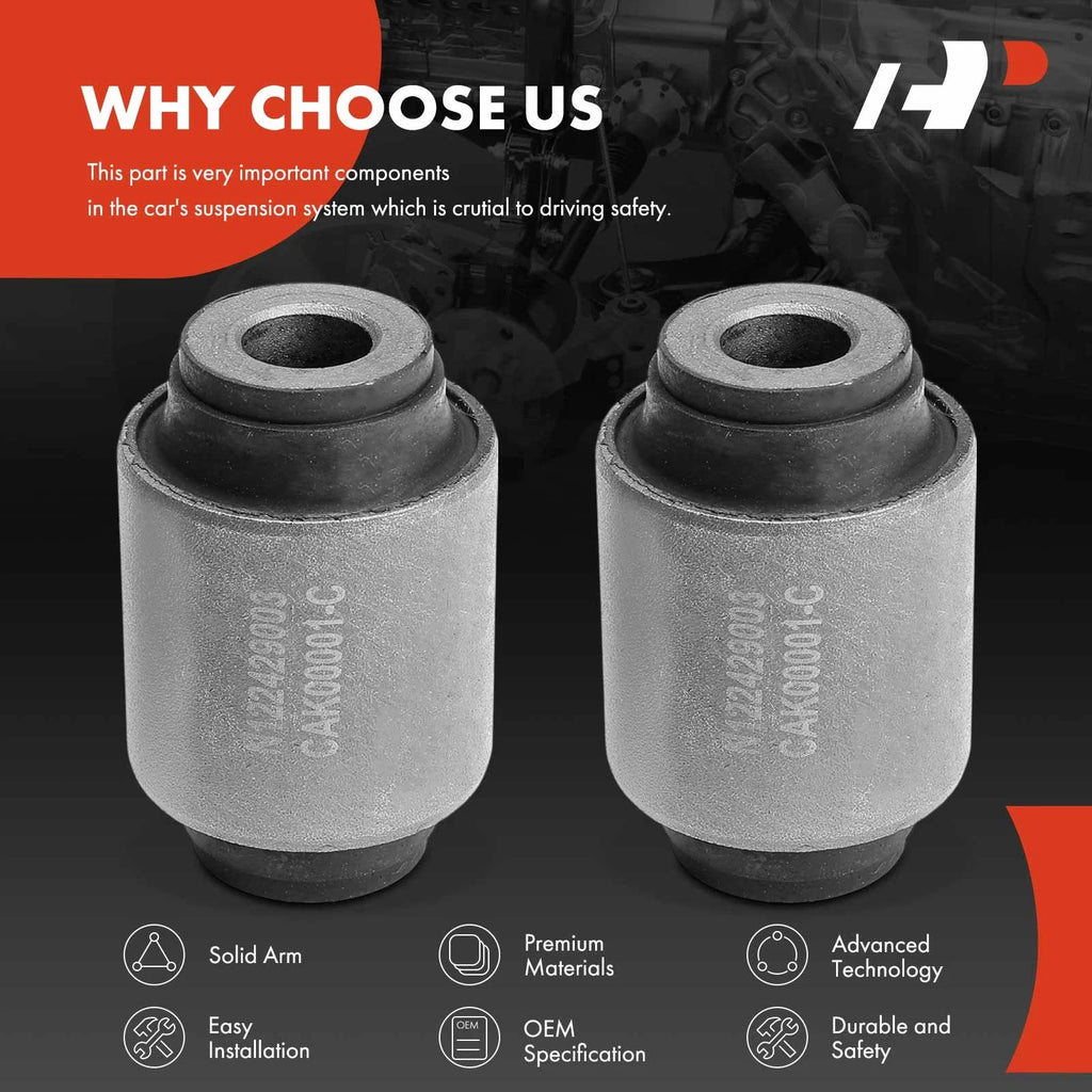 2X Front Lower Control Arm Bushing for Honda Pilot Odyssey MDX (2003-2015)