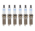 Set of 6 Bosch OE Double Iridium Spark Plugs for Rainier Trailblazer (2004–2007)