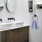 Round Towel Ring Holder for Bathroom Kitchen (Rust-Resistant)
