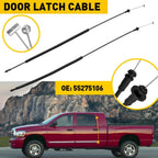 Pair Rear Door Latch Release Cable for Dodge Ram 1500 2500 3500 (1998–2002)