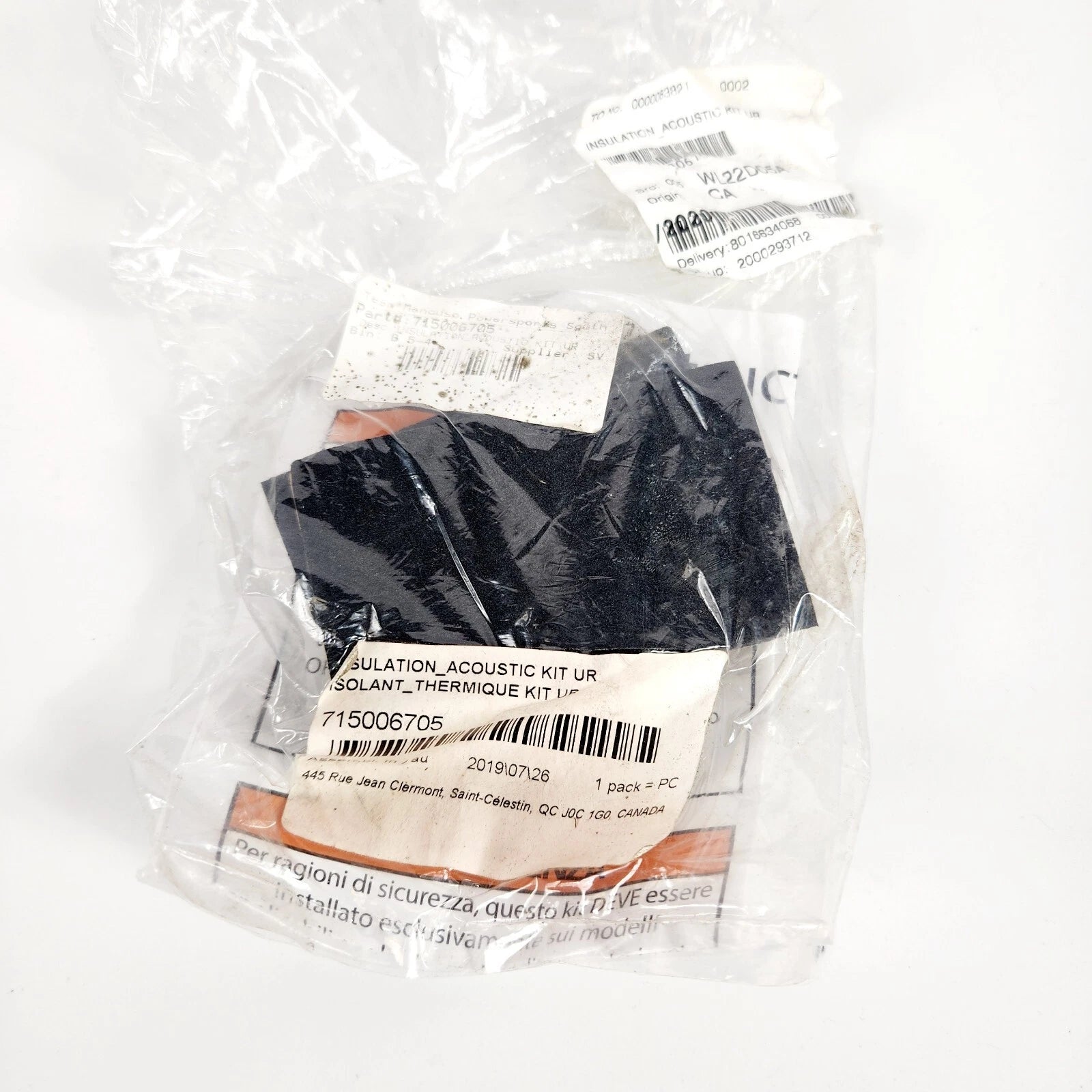 OEM Rear Wind Protection Seal Kit for Can-Am Defender Max (2017–2023) 715006705