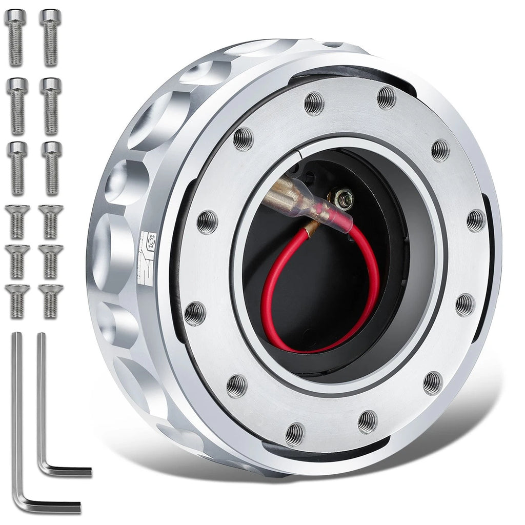 Steering Wheel Quick Release Hub Adapter Kit for Universal Vehicles (J2)