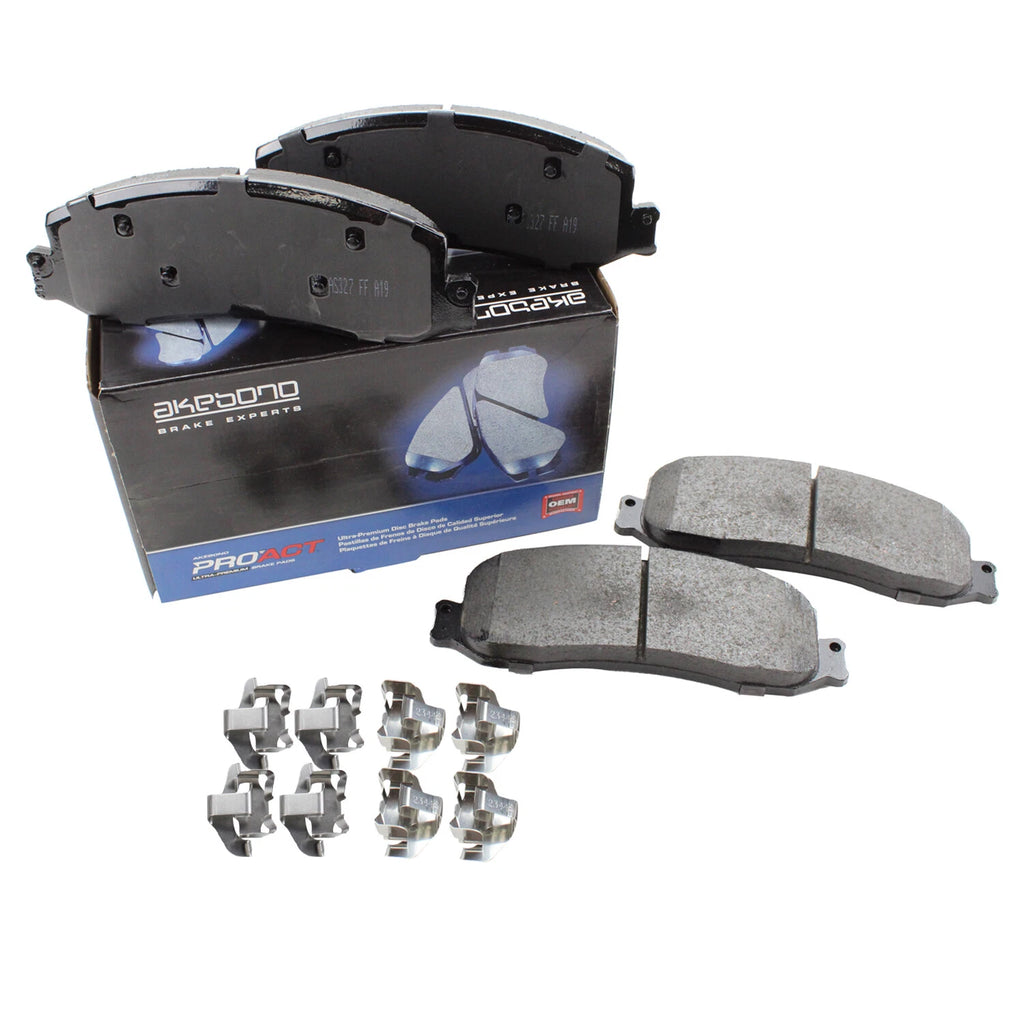 Akebono ProACT Ultra Front Ceramic Brake Pads for Ford F-250, F-350 (2005–2023)