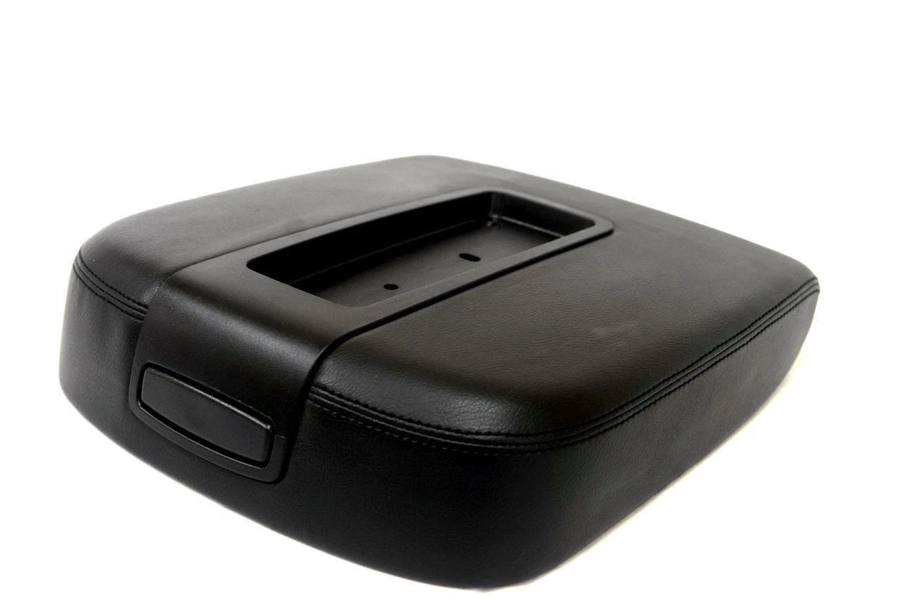 Center Console Armrest Cover for Hummer H2 (2008–2009) - Black Leather