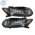 Headlights with LED DRL for Honda Accord (2018–2020) Driver + Passenger Side
