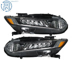 Headlights with LED DRL for Honda Accord (2018–2020) Driver + Passenger Side