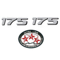 175 HP Horsepower Label Decal Sticker for Yamaha Outboard (4-Stroke)