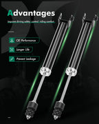 Pair Rear Shocks Struts for Infiniti G35 / Nissan 350Z (2003–2009)