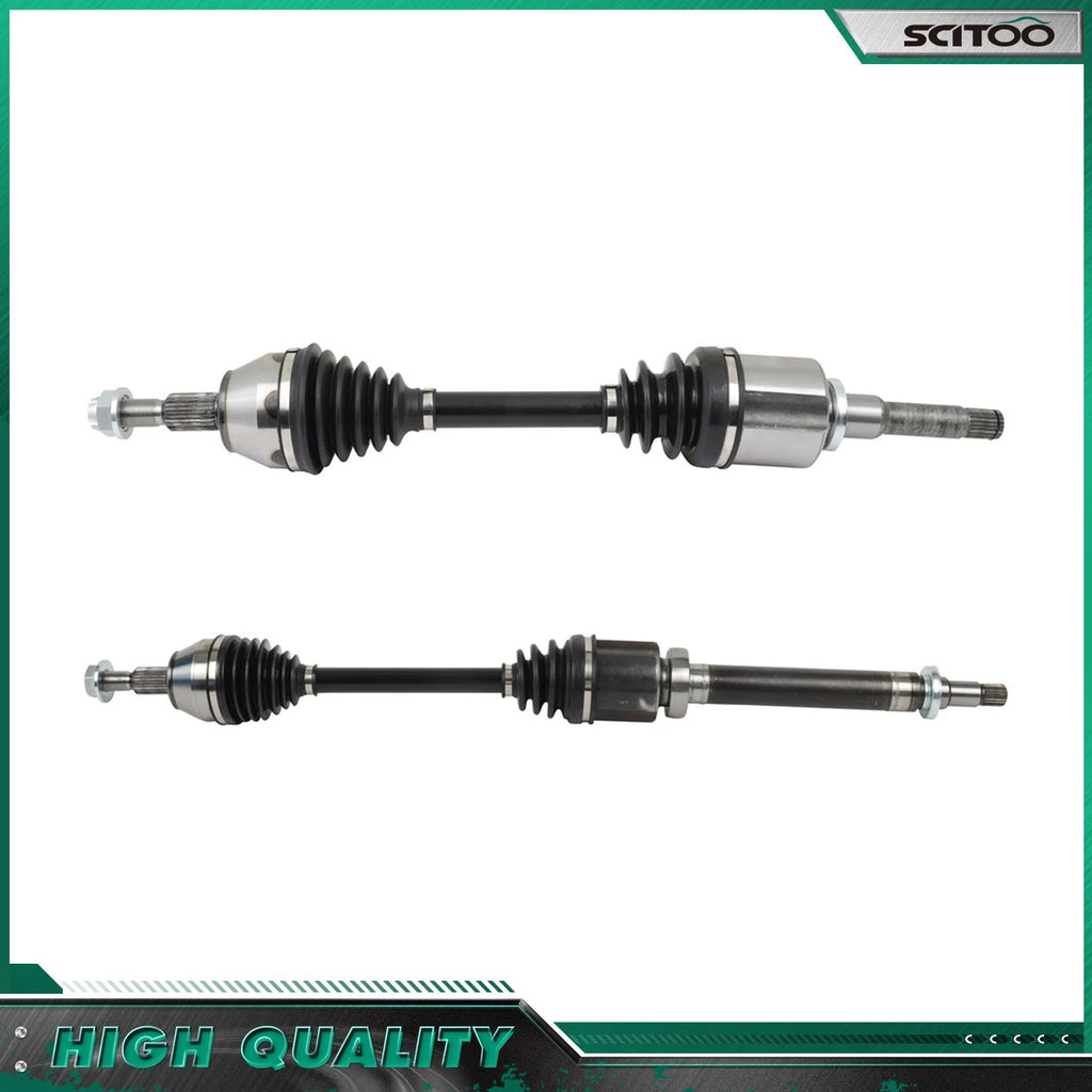 Set of 2 CV Axles for Ford Focus 1.0L (2016–2018)