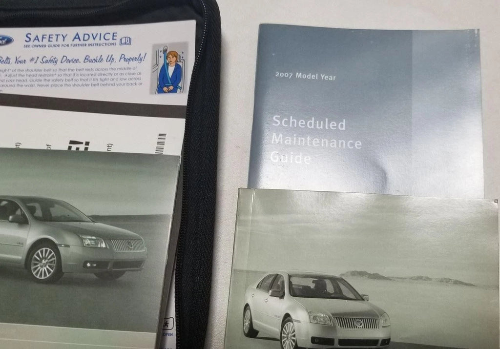 Factory Owners Manual Set for Mercury Milan (2007) OEM with Case