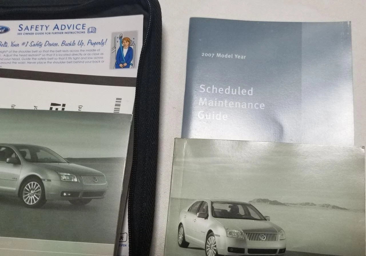Factory Owners Manual Set for Mercury Milan (2007) OEM with Case