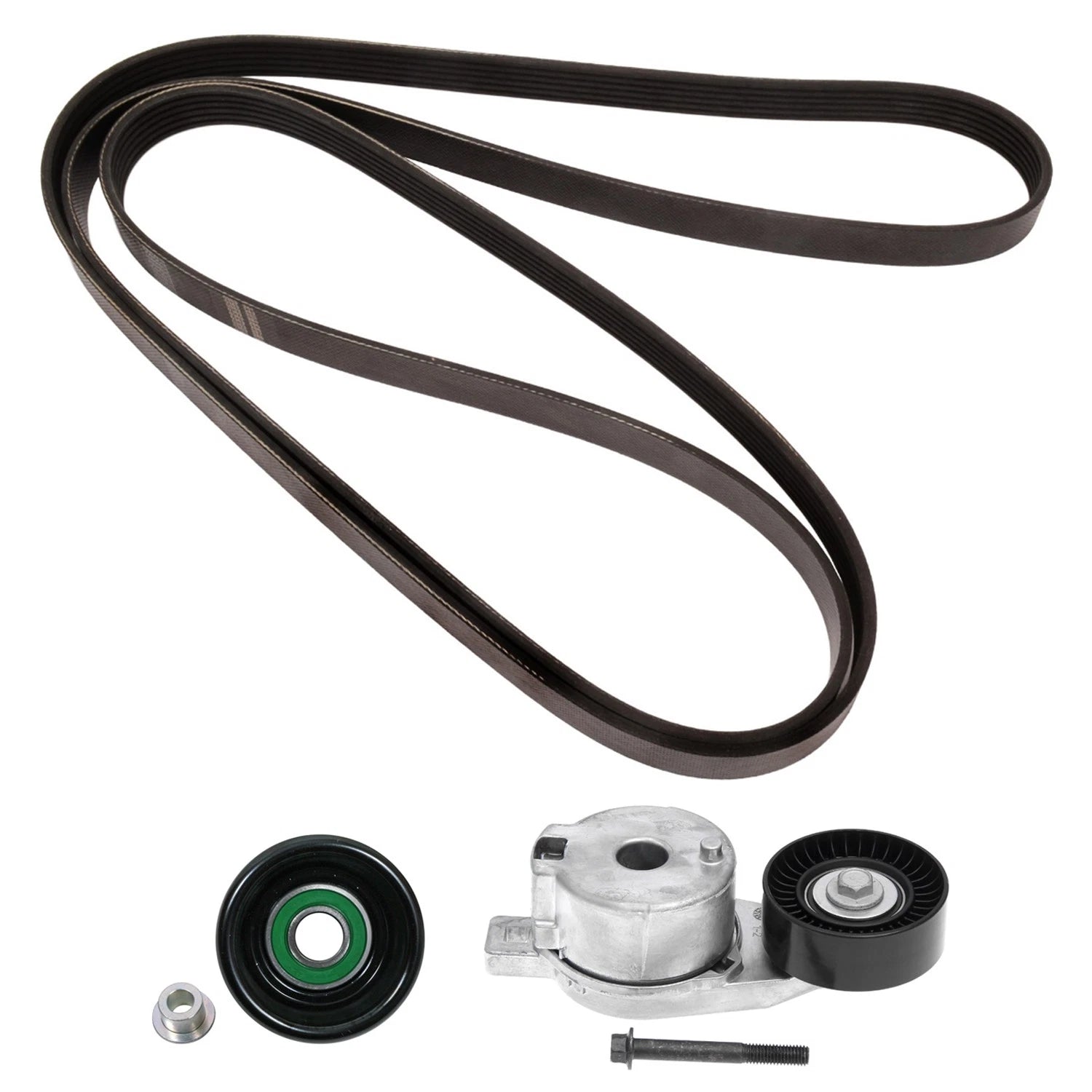 Drive Belt Idler Pulley Tensioner Kit for Chrysler Caravan Voyager (1996–2003)