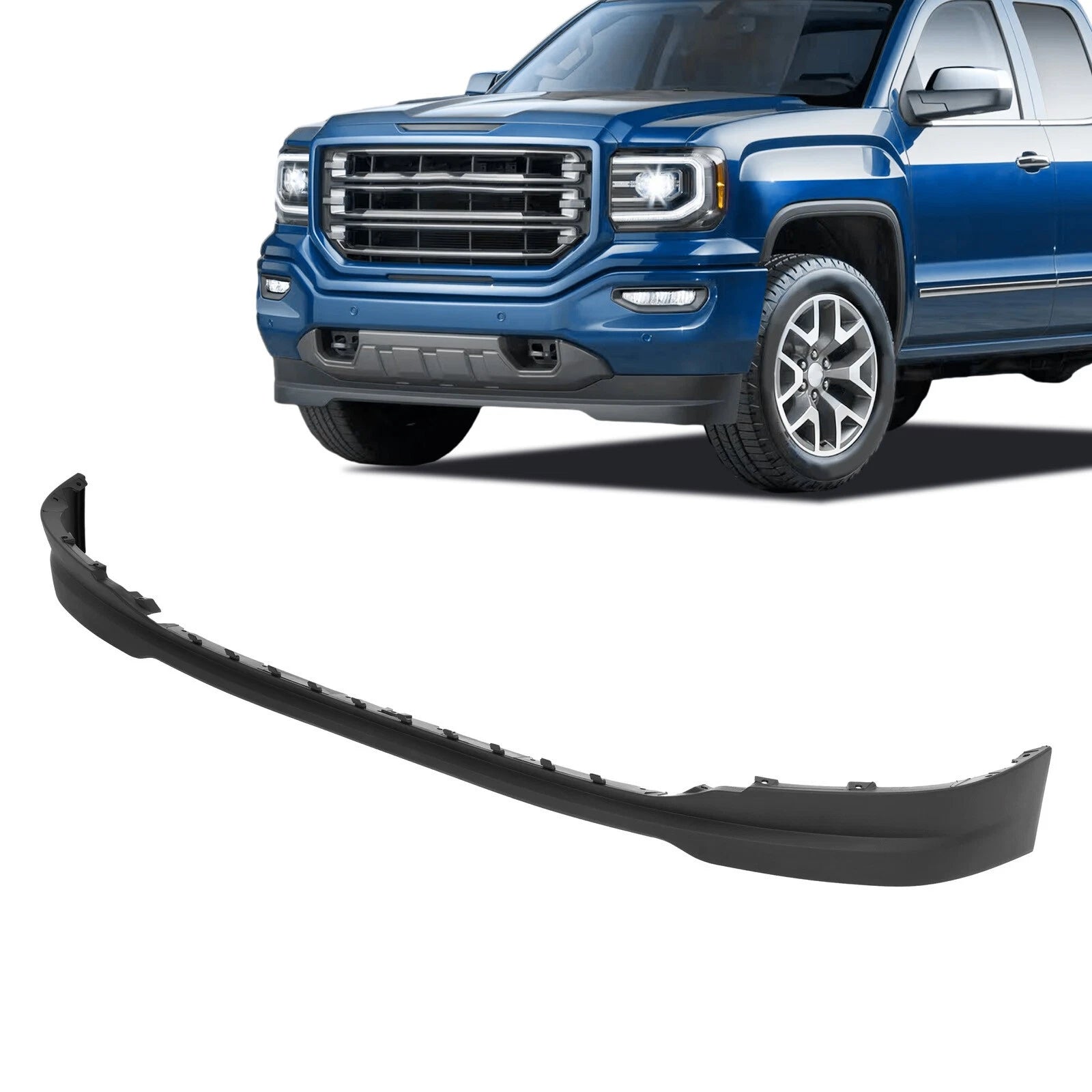 Front Bumper Lower Valance Air Deflector for GMC Sierra 1500 (2016–2019)