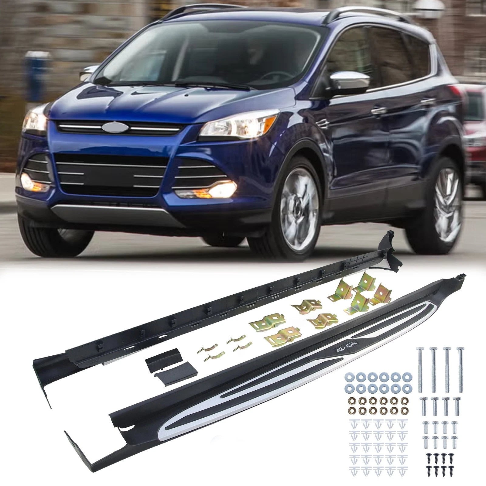 6'' Running Boards Side Step Nerf Bars for Ford Escape (2013–2019)