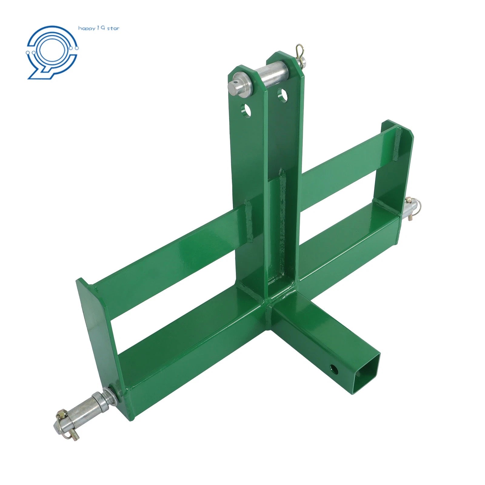 3 Point Receiver Hitch Drawbar with Weight Brackets for CAT 1 Tractor