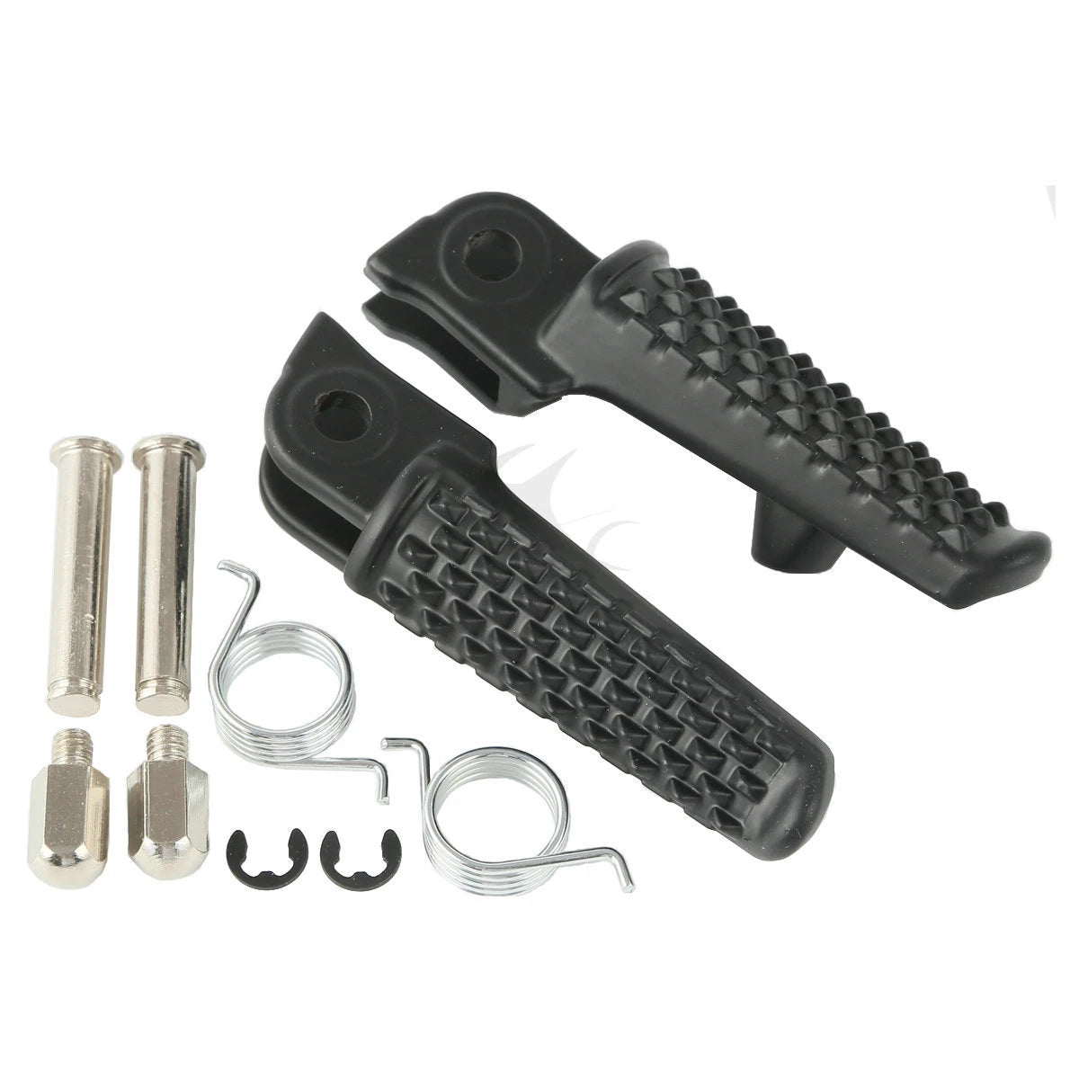 Matte Black Rider Driver Footpegs for Honda CBR1000RR (2004–2025)