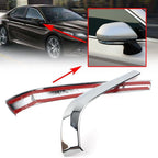 Chrome Side Rearview Mirror Stripe Cover Trim for Toyota Camry (2018–2019)