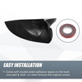 Rearview Mirror Cover Overlay Carbon Fiber for Hyundai Elantra (2017-2023)