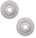 Set of 2 Front Vented Disc Brake Rotors ACDelco for Mazda 6 (2014–2018)