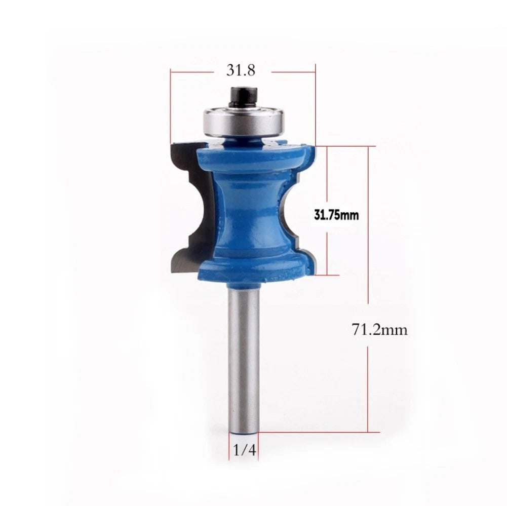 Router Bit for Woodworking 1/4 Inch Shank (No Edges)