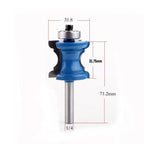 Router Bit for Woodworking 1/4 Inch Shank (No Edges)