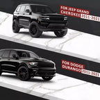 Gloss Black Mirror Covers for Jeep Grand Cherokee/Dodge Durango (2011–2021)