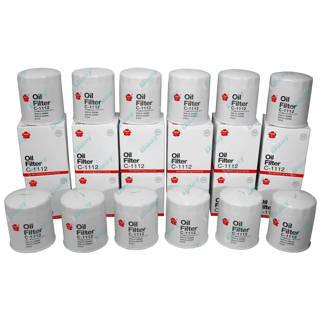 12 Oil Filters Coaster Bus 1HZ 4.2L HZB30 HZB50 BB50 Diesel Engine eqv Z334