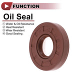 2X Oil Seal Rotary Shaft Seal for Various Models (22x52x10mm)