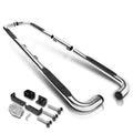 Set of 2 Chrome 3" Step Nerf Bar Running Boards for Chevy/GMC/Ram Truck (1999–2016)