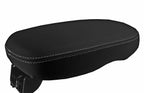 Armrest Cover for Kia Soul (2014–2019) Leather Gray Stitch