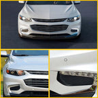 Set of 2 Chrome Front Bumper Fog Light Lamp Covers for Chevrolet Malibu (2016–2018)