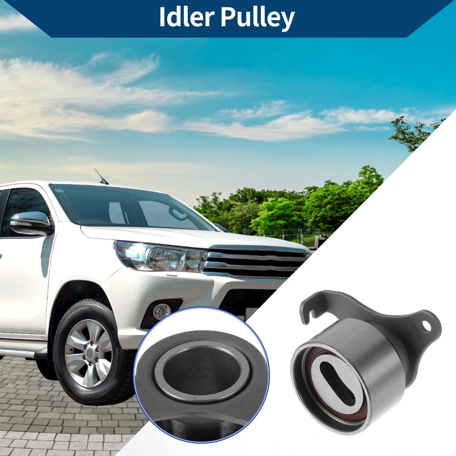 Drive Belt Idler Pulley for Toyota Tercel (1987–1994) No. 1350511010/1350511020